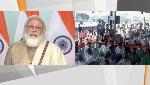 PM Modi flags off 100th Kisan Rail, carrying farm produce from Maharashtra to West Bengal PM Modi flags off 100th Kisan Rail, carrying farm produce from Maharashtra to West Bengal