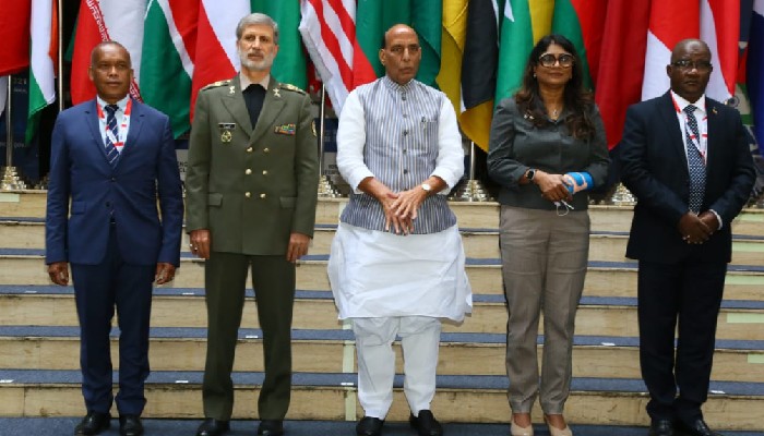 Future of all countries in Indian Ocean Region interlinked: Rajnath Singh at Defence Ministers' meet Future of all countries in Indian Ocean Region interlinked: Rajnath Singh at Defence Ministers' meet