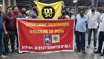 16 Indian sailors stranded in Chinese waters for months arrive in Mumbai 16 Indian sailors stranded in Chinese waters for months arrive in Mumbai