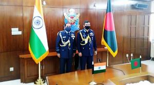 IAF Chief meets Bangladeshi counterpart, discusses strengthening bilateral engagement IAF Chief meets Bangladeshi counterpart, discusses strengthening bilateral engagement