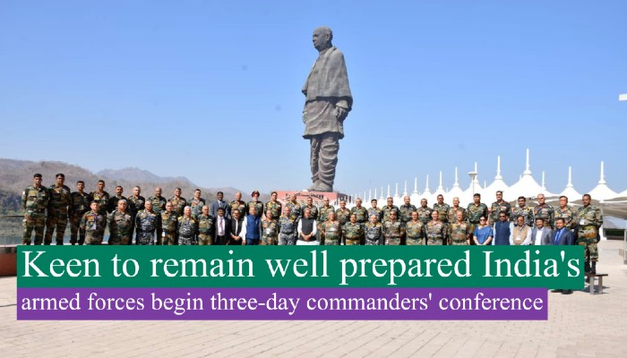 Keen to remain well prepared, India’s armed forces begin three-day commanders’ conference Keen to remain well prepared, India’s armed forces begin three-day commanders’ conference