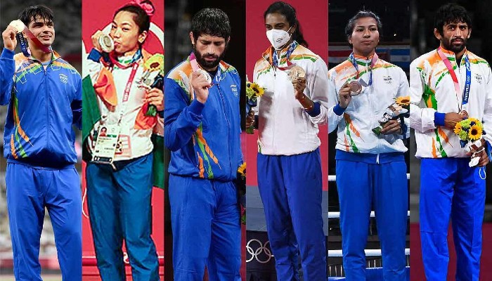 India records highest-ever medal haul at Tokyo Olympics 2020 India records highest-ever medal haul at Tokyo Olympics 2020