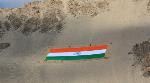 On Gandhi Jayanti, world’s largest Khadi National Flag displayed at Leh On Gandhi Jayanti, world’s largest Khadi National Flag displayed at Leh