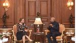 Danish PM calls on President Kovind Danish PM calls on President Kovind