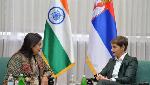 MoS Lekhi meets Serbian PM, discusses trade, cultural exchanges and people-to-people contacts MoS Lekhi meets Serbian PM, discusses trade, cultural exchanges and people-to-people contacts