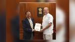 High Commissioner of Sri Lanka to India Milinda Moragoda calls on India’s National Security Advisor Ajit Doval High Commissioner of Sri Lanka to India Milinda Moragoda calls on India’s National Security Advisor Ajit Doval