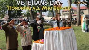 Indian Army's 15 Corps observes Veterans Day in Srinagar Indian Army's 15 Corps observes Veterans Day in Srinagar