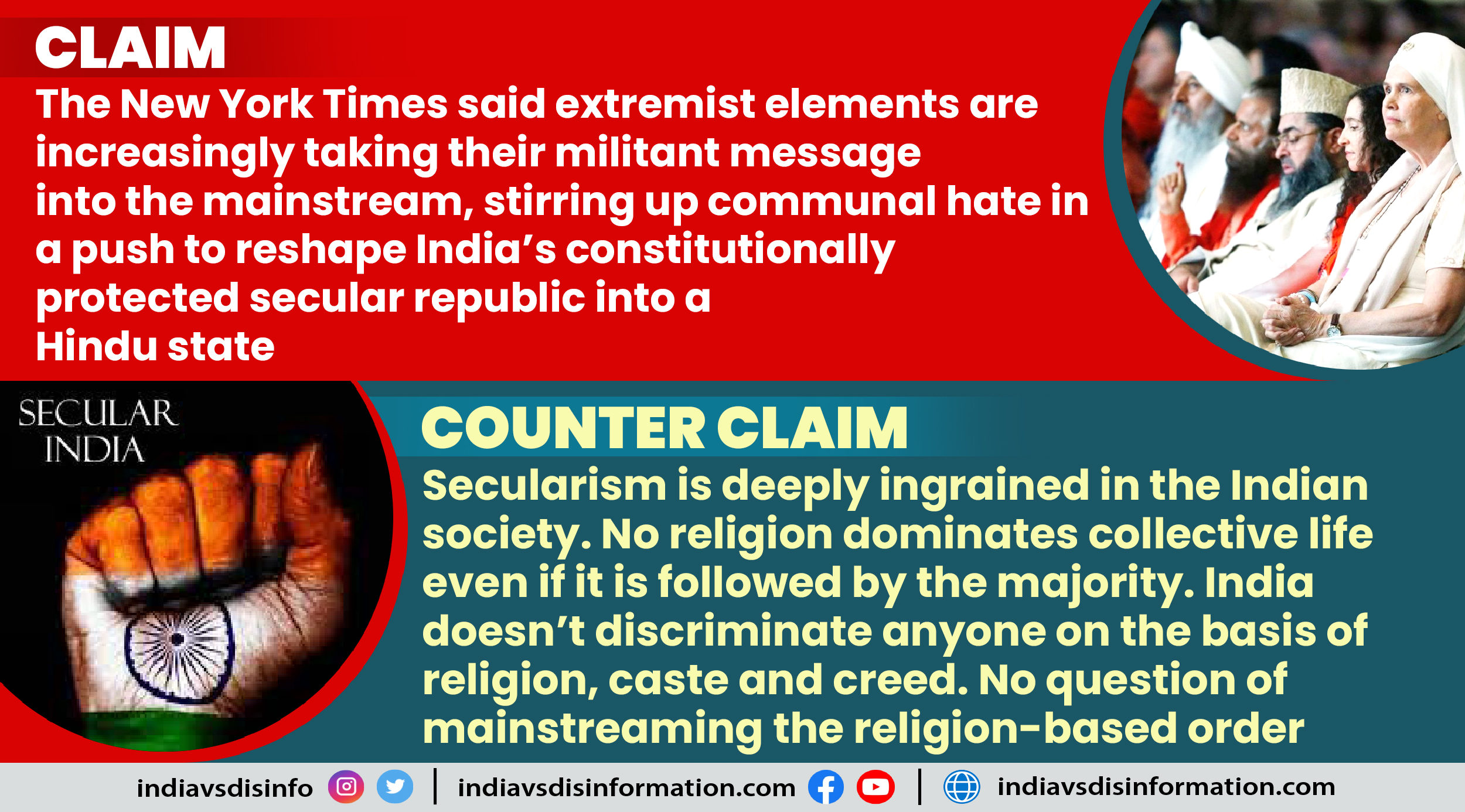 Indian secularism is thriving, NYT needs to be clear-eyed