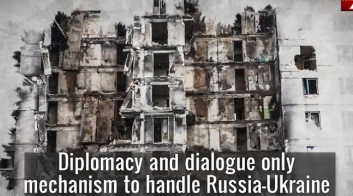 Diplomacy and dialogue only mechanism to handle Russia-Ukraine conflict: India
